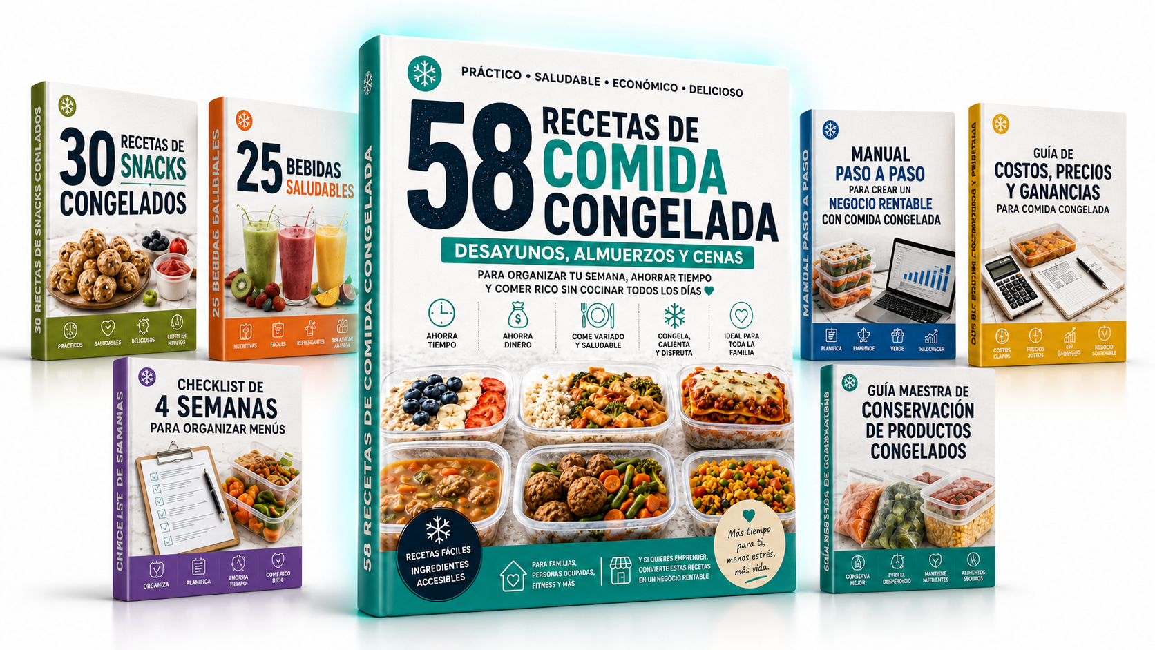 Pack completo con guía principal y 6 bonos digitales